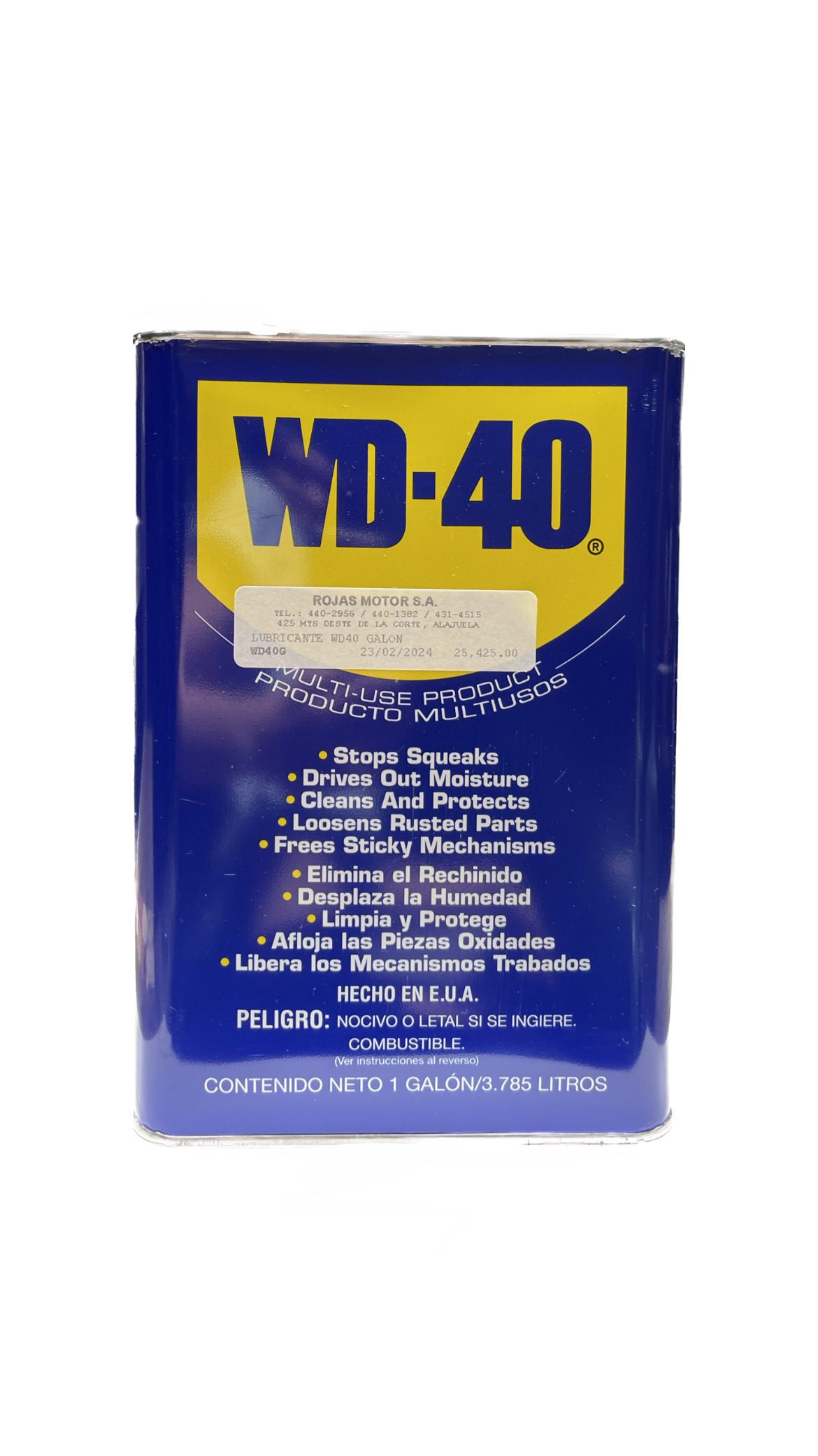 Lubricante WD40 galon Repuestos Carros Vehiculos Costa Rica Automotrices