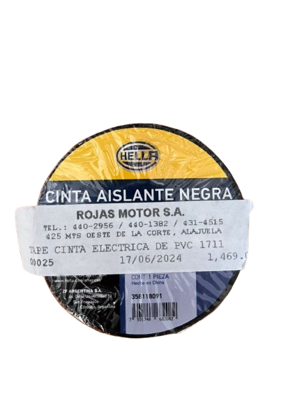Tape cinta electrica pvc HELLA Repuestos Carros Vehiculos Costa Rica Automotrices